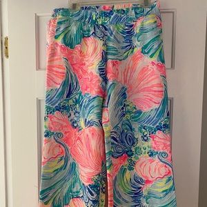 Lilly Pulitzer linen beach pants